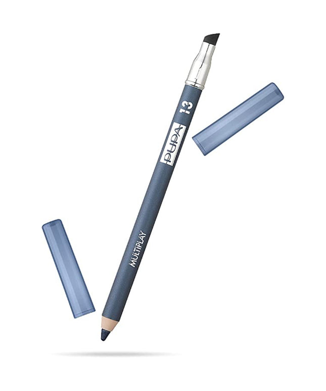 Pupa, Multiplay, Double-Ended, Eyeshadow &amp; Kajal Eyeliner 2-In-1, 13, Sky Blue, 1.2 g *Tester