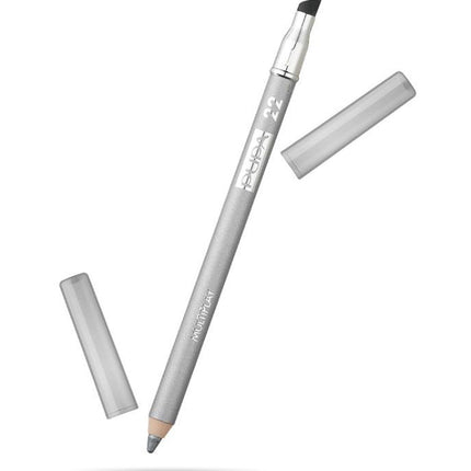 Pupa, Multiplay, Double-Ended, Eyeshadow &amp; Kajal Eyeliner 2-In-1, 22, Pure Silver, 1.2 g *Tester