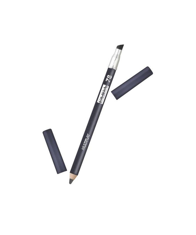 Pupa, Multiplay, Double-Ended, Eyeshadow &amp; Kajal Eyeliner 2-In-1, 78, Denim Obsession, 1.2 g *Tester
