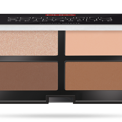 Pupa, Ready4Selfie, Contouring &amp; Strobing, Contouring Palette, Dark Skin, 003, 17.5 g *Tester