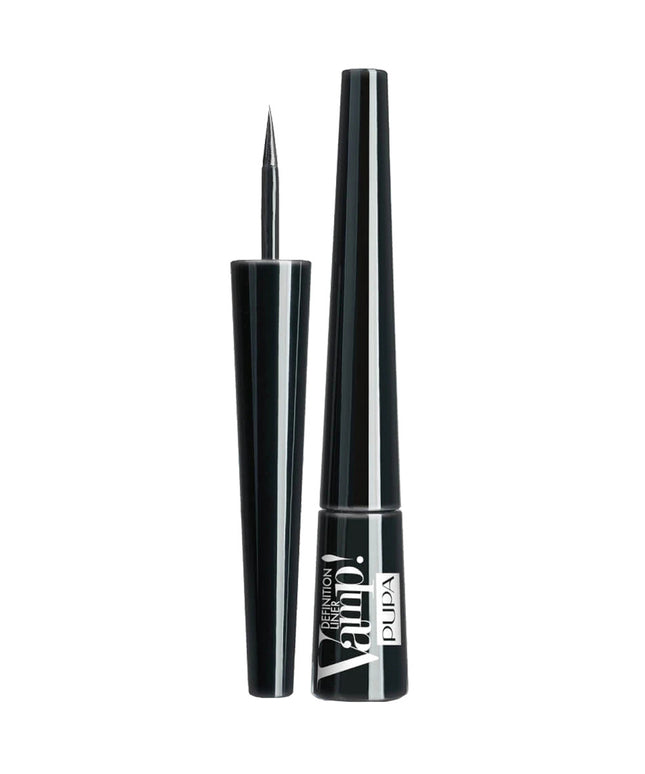 Pupa, Vamp!, Full Definition, Liquid Eyeliner, 100, Black, 2.5 ml *Tester