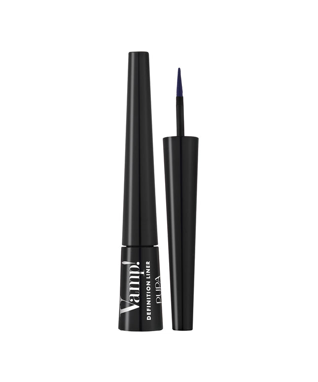 Pupa, Vamp!, Full Definition, Liquid Eyeliner, 300, Deep Blue, 2.5 ml