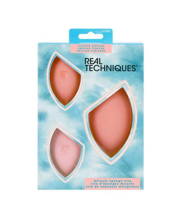 Set Trio, Real Techniques, Miracle, Makeup Sponge, 3 pcs