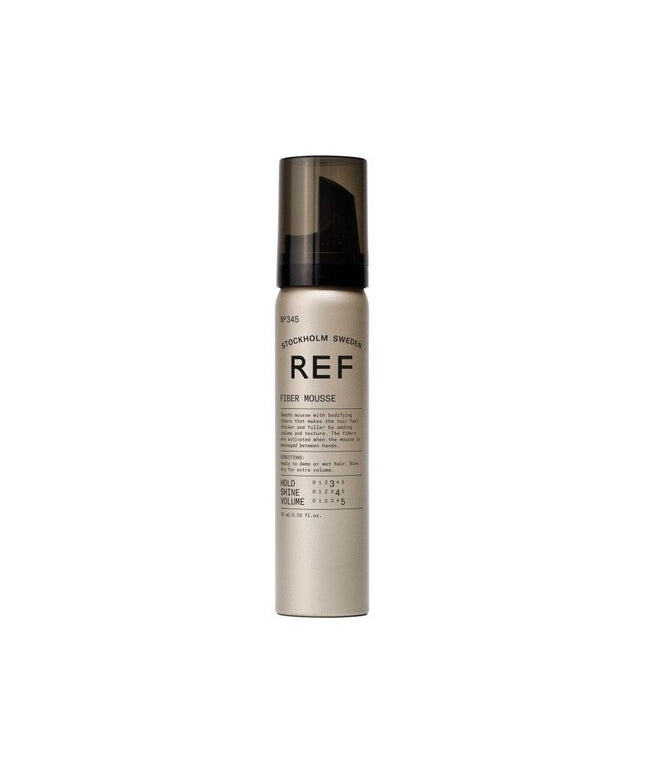 Ref Stockholm, Volume &amp; Bodifying No.345, Vegan, Hair Styling Mousse, For Volume &amp; Texture, Medium Hold, 75 ml