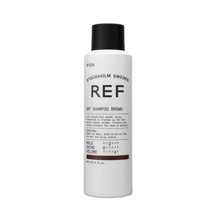 Ref Stockholm, Texture &amp; Form No.204 Brown, Vegan, Hair Dry Shampoo, Refreshing, 200 ml