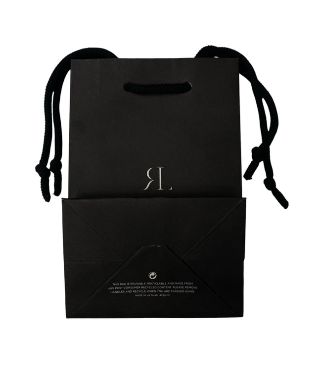 RevitaLash, RevitaLash, Shopping, Cardboard Shopping Bag, Paper, Black, Small
