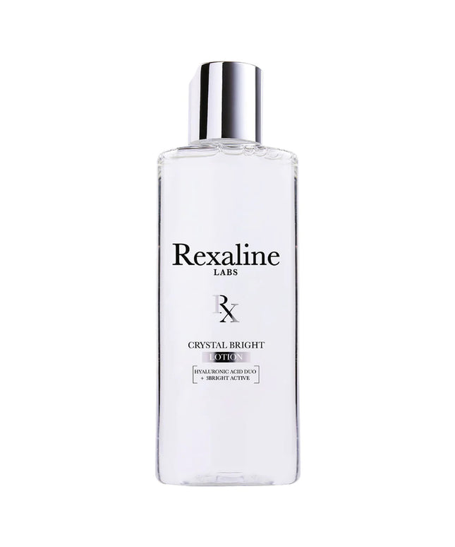 Rexaline, Crystal Bright, Hyaluronic Acid + 3 Bright Active, Illuminating, Exfoliating Lotion, 150 ml