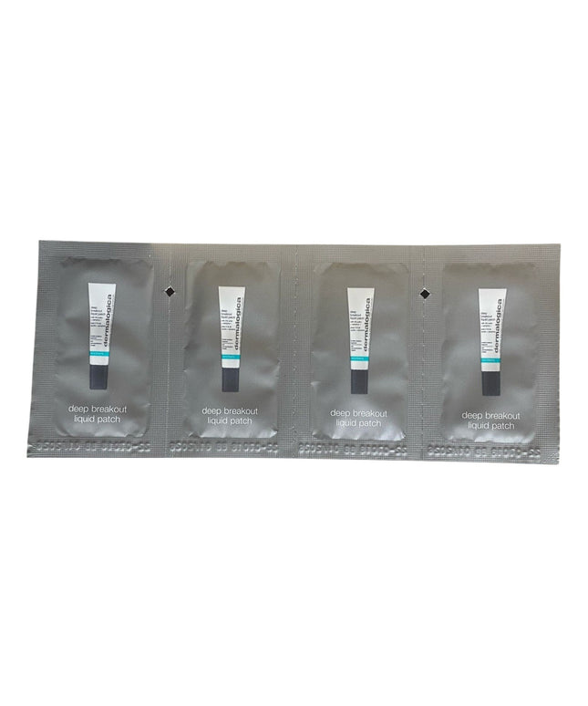 Set, Dermalogica, Deep Acne Liquid Patch, Sulfur, Anti-Acnee, Local Treatment Lotion, For Acne Prone Skin, For Face, 4 pcs, *Sample