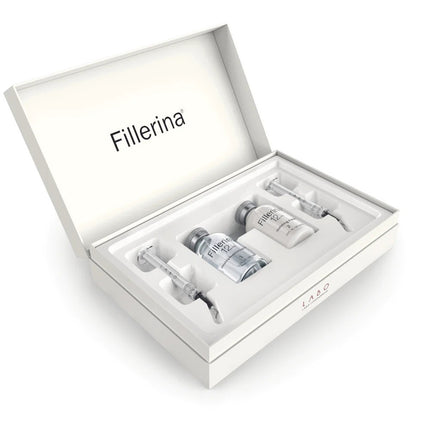 Set Duo, Labo, Fillerina 12HA Densifying Filler Grade 3, Anti-Wrinkle &amp; Firming, Local Treatment Gel, For Face, 2 pcs, 30 ml