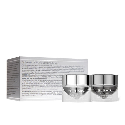 Eye Treatment Duo Set Elemis: Ultra Smart, Collagen, Anti-Wrinkle, Eye Serum, 10 ml + Ultra Smart, Collagen, Anti-Wrinkle, Eye Cream, 10 ml