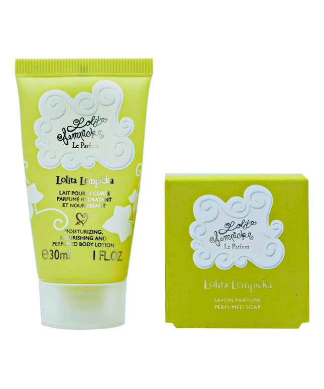 Set Lolita Lempicka:  Mon Premier Parfum, Moisturizing, Body Milk, 30 ml +  Mon Premier Parfum, Scented Soap Bar , 25 g *Miniature