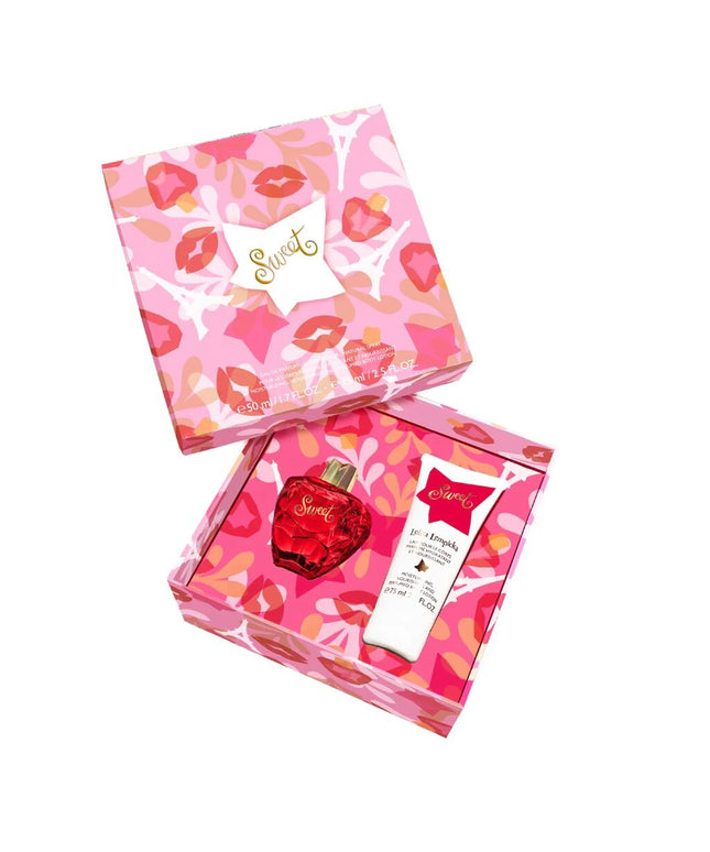 Set Lolita Lempicka: Sweet, Eau De Parfum, For Women, 50 ml + Sweet, Moisturizing, Body Milk, 75 ml
