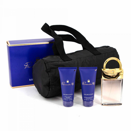 Set Mauboussin: Promise Me, Eau De Parfum, For Women, 100 ml + Promise Me, Cleansing, Shower Gel, 100 ml + Promise Me, Hydrating, Body Lotion, 100 ml