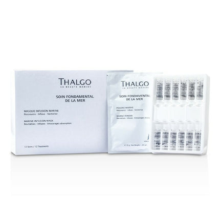 Set Thalgo: Soin Fundamental De La Mer, Powder Cream, For Face, 12 pcs, 35 g + Soin Fundamental De La Mer, Lotion, For Face, 12 pcs, 5 ml