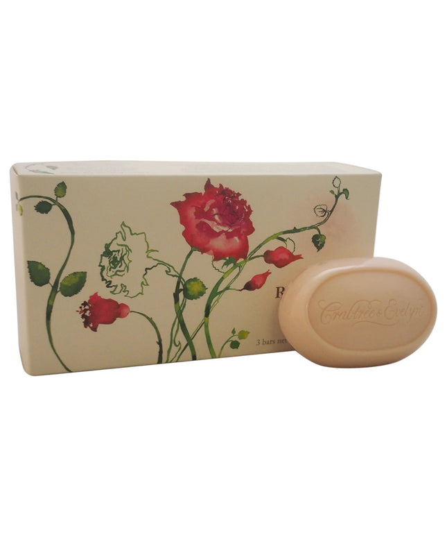 Set Trio, Crabtree &amp; Evelyn, Rosewater, Hydrating, Soap Bar, 3 pcs, 85 g