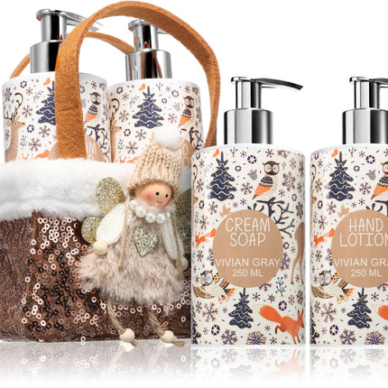 Set Vivian Gray: Bronze Fairy, Hydrating, Hand Cream, 250 ml + Bronze Fairy, Cleansing, Liquid Soap, 250 ml