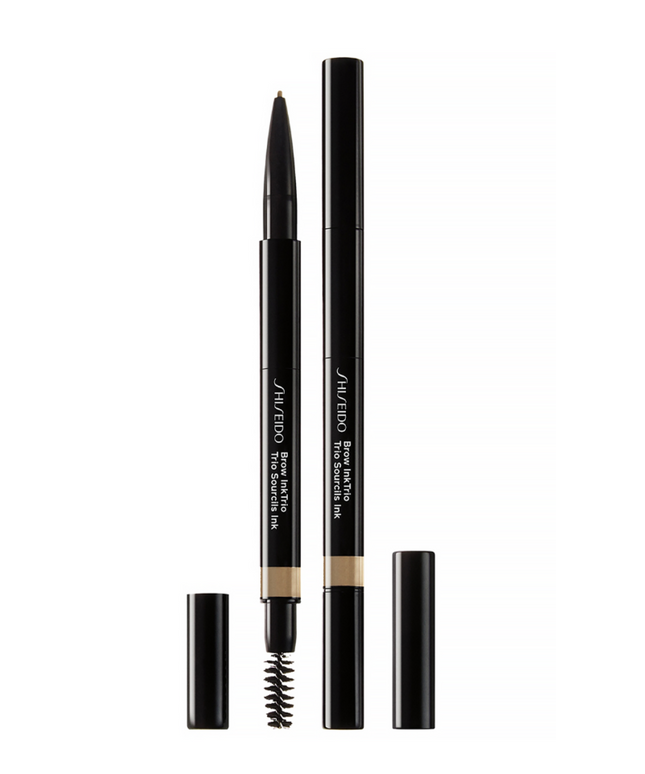 Shiseido, Brow Ink Trio, Eyebrow Cream Pencil &amp; Brush 2-In-1, 02, 0.31 g
