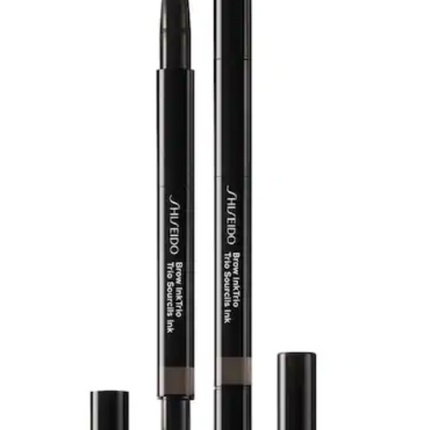 Shiseido, Brow Ink Trio, Eyebrow Cream Pencil &amp; Brush 2-In-1, 03, Deep Brown, 0.31 g *Tester