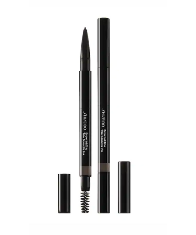Shiseido, Brow Ink Trio, Eyebrow Cream Pencil &amp; Brush 2-In-1, 03, Deep Brown, 0.31 g *Tester