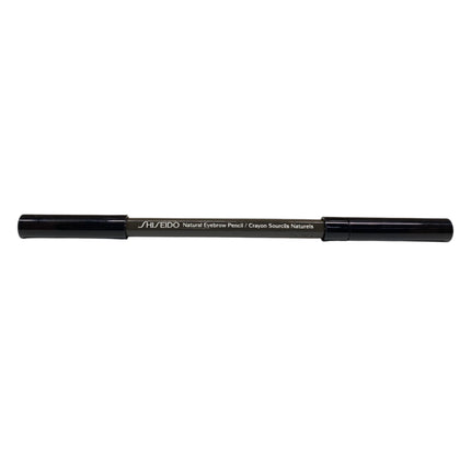 Shiseido, Natural, Double-Ended, Eyebrow Cream Pencil &amp; Brush 2-In-1, BR 602, Deep Brown, 1.1 g *Tester