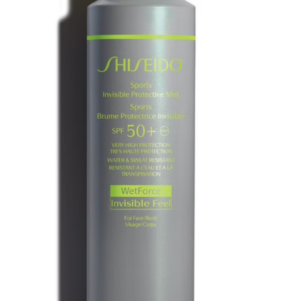Shiseido, Sports Invisible, Sun Protection, Mist Spray, Wetforce, SPF 50+, 150 ml *Tester