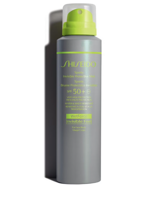 Shiseido, Sports Invisible, Sun Protection, Mist Spray, Wetforce, SPF 50+, 150 ml *Tester