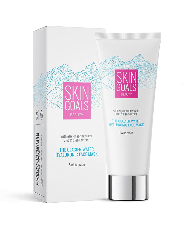 Skin Goals Beauty, The Glacier, Aloe Vera &amp; Algae Extract, Rejuvenating, Cream Mask, For Face, 75 ml