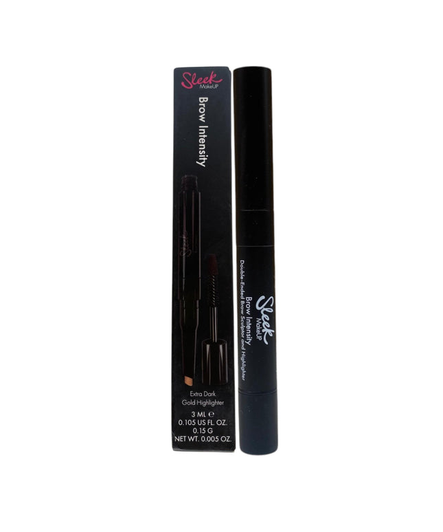 Sleek MakeUP, Brow Intensity, Mascara &amp; Highlighter 2-In-1, 218, Extra Dark, 3 ml