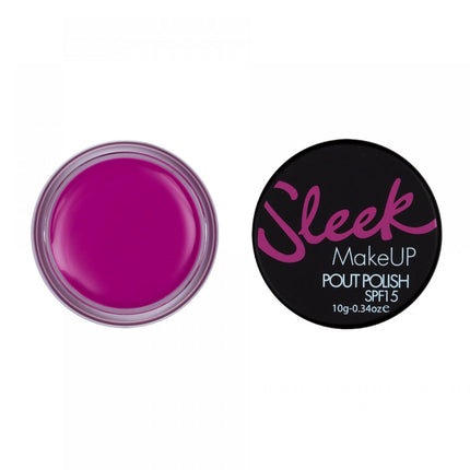 Sleek MakeUP, Pout Polish, Lip Balm, Raspberry Rhapsody, SPF 15, 10 g