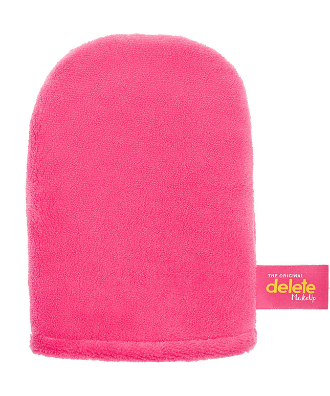 The Original, Delete Makeup, Textile Makeup Remover Glove, Pink