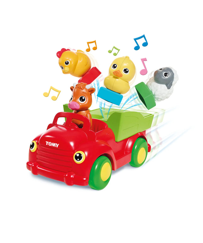 Tomy, Sort N Pop, Farmyard Friends, Toy Car, 12+ months