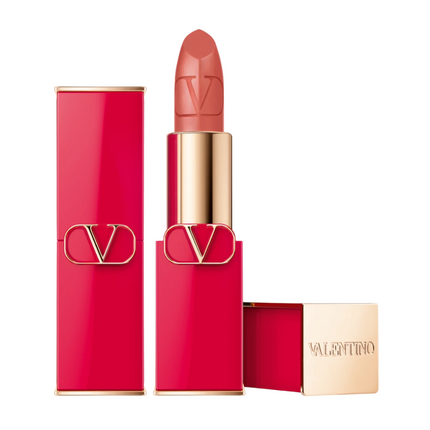 Valentino, Rosso, Satin Finish, Cream Lipstick, 106A, Refillable, 3.5 g