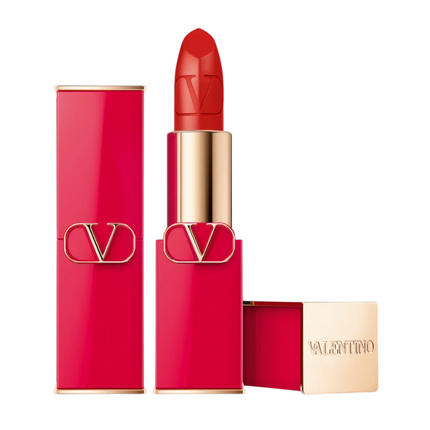 Valentino, Rosso, Satin Finish, Cream Lipstick, 209A, Refillable, 3.5 g