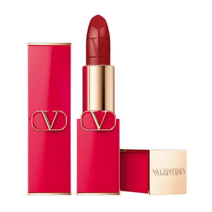 Valentino, Rosso, Satin Finish, Cream Lipstick, 213R, Refillable, 3.5 g