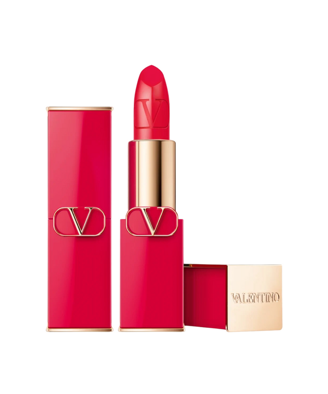 Valentino, Rosso, Satin Finish, Cream Lipstick, 404R, Refillable, 3.5 g