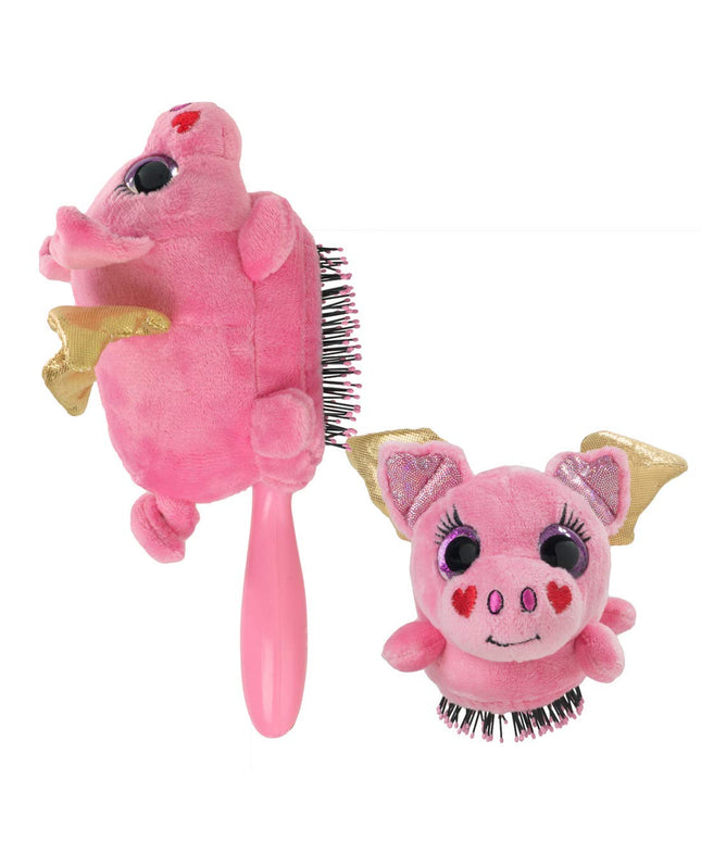 Wet Brush, Plush, Detangler, Hair Brush, Flying Pig, Detangle