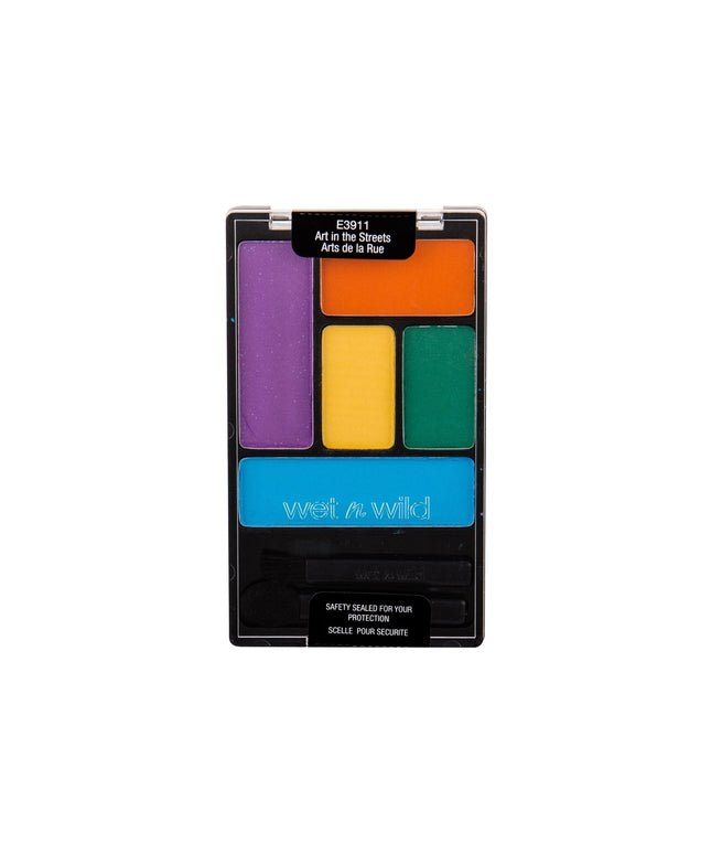 Wet n Wild, Color Icon, Eyeshadow Palette, E3911, Art In The Streets, 5 Shades, 6 g